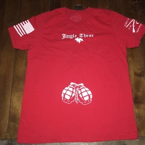 Grunt Style “Jingle These” T-Shirt, Mens LARGE USA, Military, Christmas - Picture 1 of 6