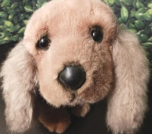 Cocker Spaniel Dog Realistic Plush vtg 1968 America Wego Puppy Stuffed Animal - Picture 1 of 8