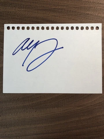 Adrian Young Musician Drummer No Doubt Autograph Signature Signed Card Cover
