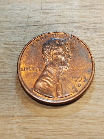 1993d Mint Mark Error Lincoln Cent Cover