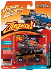 Johnny Lightning Street Freaks Zingers 1985 Chevy Silverado C10 1:64 Diecast Car - Picture 1 of 3
