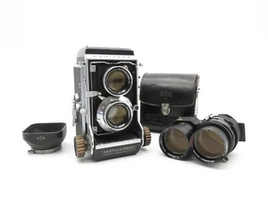 Fotocamera Mamiya C3 TLR Mamiya-Sekor 1:2.8 f=80 mm + obiettivo Super 1:4.5 f=180 mm - Foto 1 di 20
