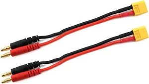 XT30 to 4.0mm Banana Cable Adapter for RC Helicopter Lipo Battery Plug Charge - Picture 1 of 3