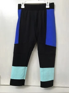 Cynthia Rowley Capri Leggings Small Blue Black Green - Picture 1 of 3