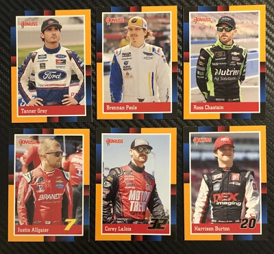 2021 Panini Donruss Racing 1988 Retro Orange Parallel Cards Lot You Pick - Image 1 of 2