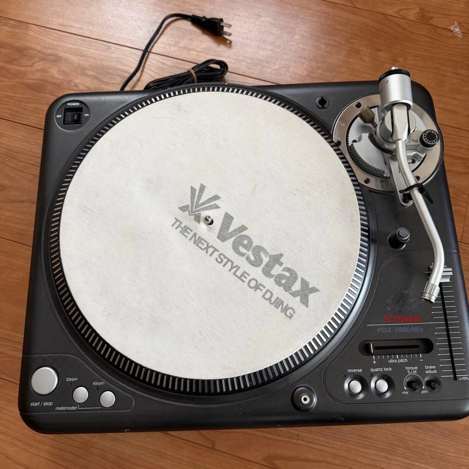 JUNK VESTAX PDX-3000 Mix Professional DJ Turntable Record player - Image 1 of 4