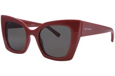 Gafas de sol Saint Laurent SL-552 010 para mujer lentes rojas/grises estilo ojo de gato 51 mm Foto 1 de 4