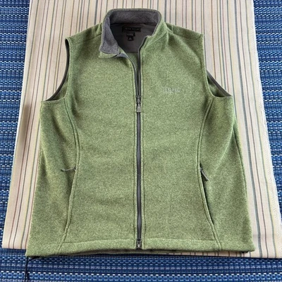 Chaleco Peter Millar Para Hombres Grande Verde Vellón Cremallera Completa Elemento Calidez Golf Prendas Exteriores Foto 1 de 4