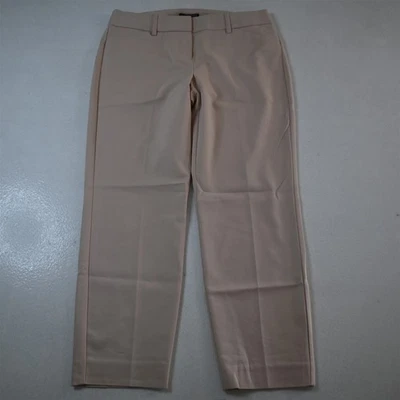 Express 2 Beige Pink Editor Slim Ankle Dress Womens Pants - Image 1 of 4