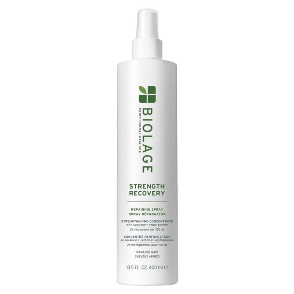 Spray reparador Biolage Strength Recovery 13,5 oz - Fortalecer y proteger dañado Foto 1 de 1