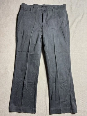 Riders By Lee Women’s Dress Pants 16P Relaxed Straight Leg Gray Office Wear - Image 1 of 4