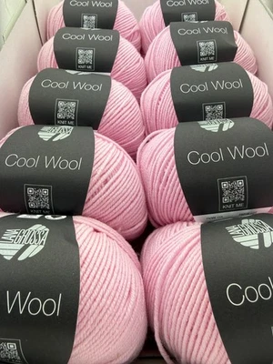 LANA GROSSA COOL WOOL Farbe 0452 Rosa 500g - Bild 1 von 2