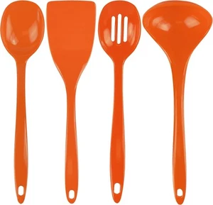 Calypso Basics by Reston Lloyd Melamine Utensil Set, 4-Piece, 4pc, Orange - Picture 1 of 7