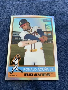 Topps Heritage 2025 cromo #367 Ronald Acuña Jr. Atlanta Braves - Imagen 1 de 1