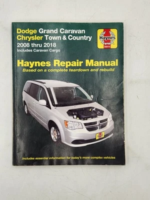 Dodge Grand Caravan y Chrysler T&C Haynes 2008-2018 manual de reparación Foto 1 de 3