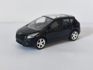 Norev 1/60 . 3 Inches .  Peugeot 3008 Mk1  Noir 2009 .  Neuf  En Boite  - Foto 1 di 11
