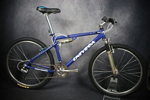 UNIVEGA DUEAL ACTION FULL SUSPENSION BIKE SIZE 17' MEDIUM, ALU, STX NEW PAINT - Picture 1 of 14