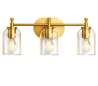 KOHLER LIGHTING Kohler Orime REC34051-SC03-2GL4 3-light Wall Sconce Gold Finish Vanity Light