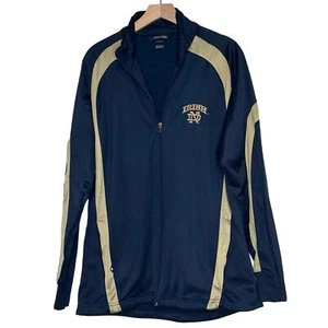 Holloway Norte Dame IRISH blue & gold performance fully zip jacket men's L - Picture 1 of 8
