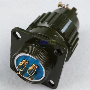 One New Military 20mm 4 Pin Twist Male Female Connector - Picture 1 of 3
