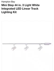 Hampton Bay Mini Step 44 in. 3 Light Integrated LED Linear Track Lighting Kit - Picture 1 of 4