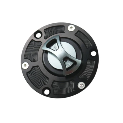 Cubierta de tapa de tanque de combustible de gas con pajarita de titanio para Aprilia RSV1000 RS125 RS250 Tuono Foto 1 de 4