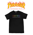 Thrasher Outlined Rainbow Mag T-Shirt (Black) Size: L