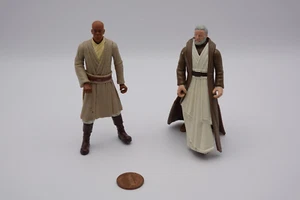 MACE WINDU Star Wars Episode I 1998 + OBI-WAN KENOBI Vintage 1995 - Bild 1 von 5