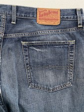 Lucky Brand 40 x 30 Dark Wash Classic Fit Dungaree 100% Cotton Denim Jeans