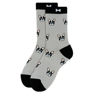 Französische Bulldogge Damensocken Neuheit - Bild 1 von 1