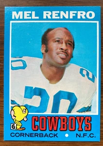 Carta Calcio 1971 Topps #118 Mel Renfro NM Dallas Cowboys SPEDIZIONE GRATUITA - Foto 1 di 2