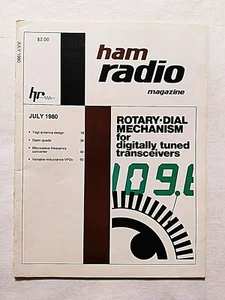 HAM RADIO MAGAZINE JULY 1980 YAGI ANTENNA - OPEN QUADS - ROTARY DIAL MECHANISM - Zdjęcie 1 z 2