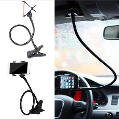 Flexible 360 Clip Mobile Cell Phone Holder Lazy Bed desk Bracket Mount Stan - Image 1 of 4