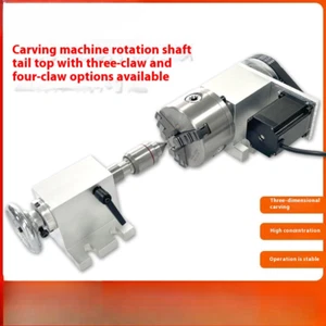 Reitstock und Drehachse A 4. Achse für CNC Fräse Gravierfräsmaschine - Bild 1 von 22