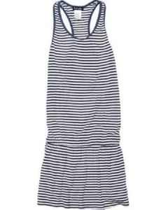 $74 Splendid - Navy and White Striped Girl's Low Waisted Tunic Dress, Size S - Picture 1 of 1