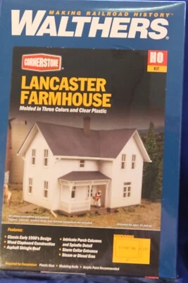 Walthers Cornerstone -  Lancaster Farmhouse - HO Scale - 933-3333 - Image 1 of 3