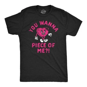 Camisetas divertidas para hombre You Wanna Piece Of Me Sarcástico Día de San Valentín Camiseta - Imagen 1 de 7