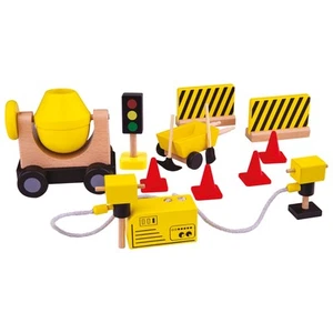 Tidlo Wooden Construction Playset - Building Site Set - Picture 1 of 7