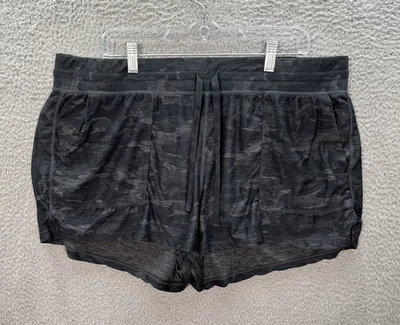 Reflex 90 Degree Shorts Womens 2XL XXL Black Camouflage Super Soft Lounge Short - Image 1 of 4