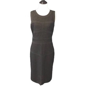 Diane Von Furstenberg Gray Wool Dress Size 10 - Picture 1 of 5