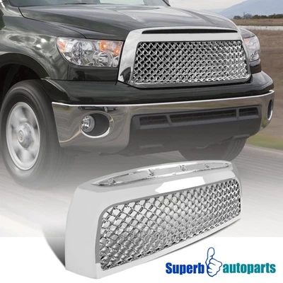 Fits 2007-2009 Toyota Tundra ABS Honeycomb Mesh Front Bumper Hood Grille 1PC Foto 1 de 4