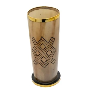 Wikinger Horn Krug Ochse Murrah Büffel Tasse Bier Wein trinken Thor Odin nordische Bar - Bild 1 von 1