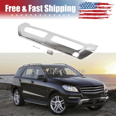 For 2012-2015 Mercedes Benz ML350 2015 ML250 Front Lower Bumper Molding Chrome Foto 1 de 4