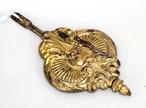 Antique  Ingraham Elephant motif  Wall Clock Brass Pendulum  4oz USA - Picture 1 of 4