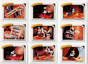 1991 Disney Impel Trading Cards Brave Little Tailor Set Mickey Mouse 9 Karten Mint - Bild 1 von 8