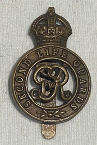 The Second Life Guards Regiment first world war cap badge genuine - Picture 1 of 2