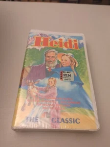 Heidi - The NBC Classic - VHS 1992 - Vintage Clamshell - Sealed - New - Picture 1 of 2