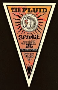 The Fluid POSTER Sponge Ghetto Press Signed Silkscreen Mark Arminski Rare Mint! - Picture 1 of 1