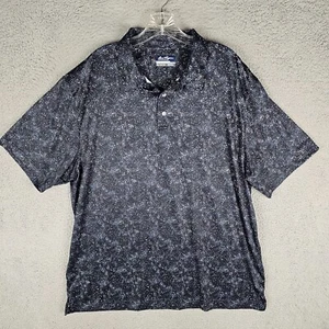Ben Hogan Polo Shirt Mens XL Geometric Print Short Sleeve Golf Outdoors - Picture 1 of 10