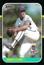 1987 Donruss #502 David Cone RC Kansas City Royals